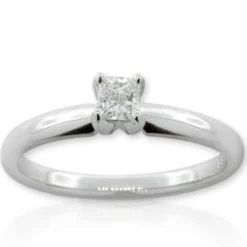 Ikuma Canadian Princess Cut Diamond Solitaire Ring 14K, 1/4 ct.