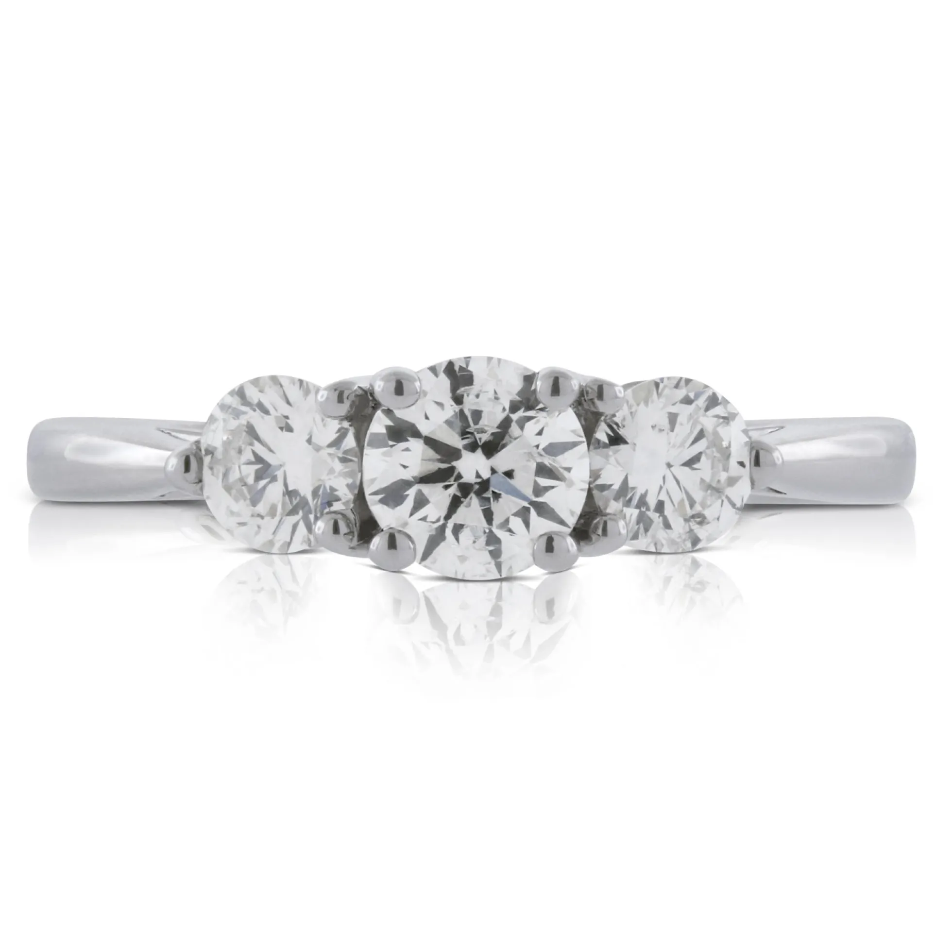 Ikuma Canadian 3-Stone Diamond Engagement Ring 14K