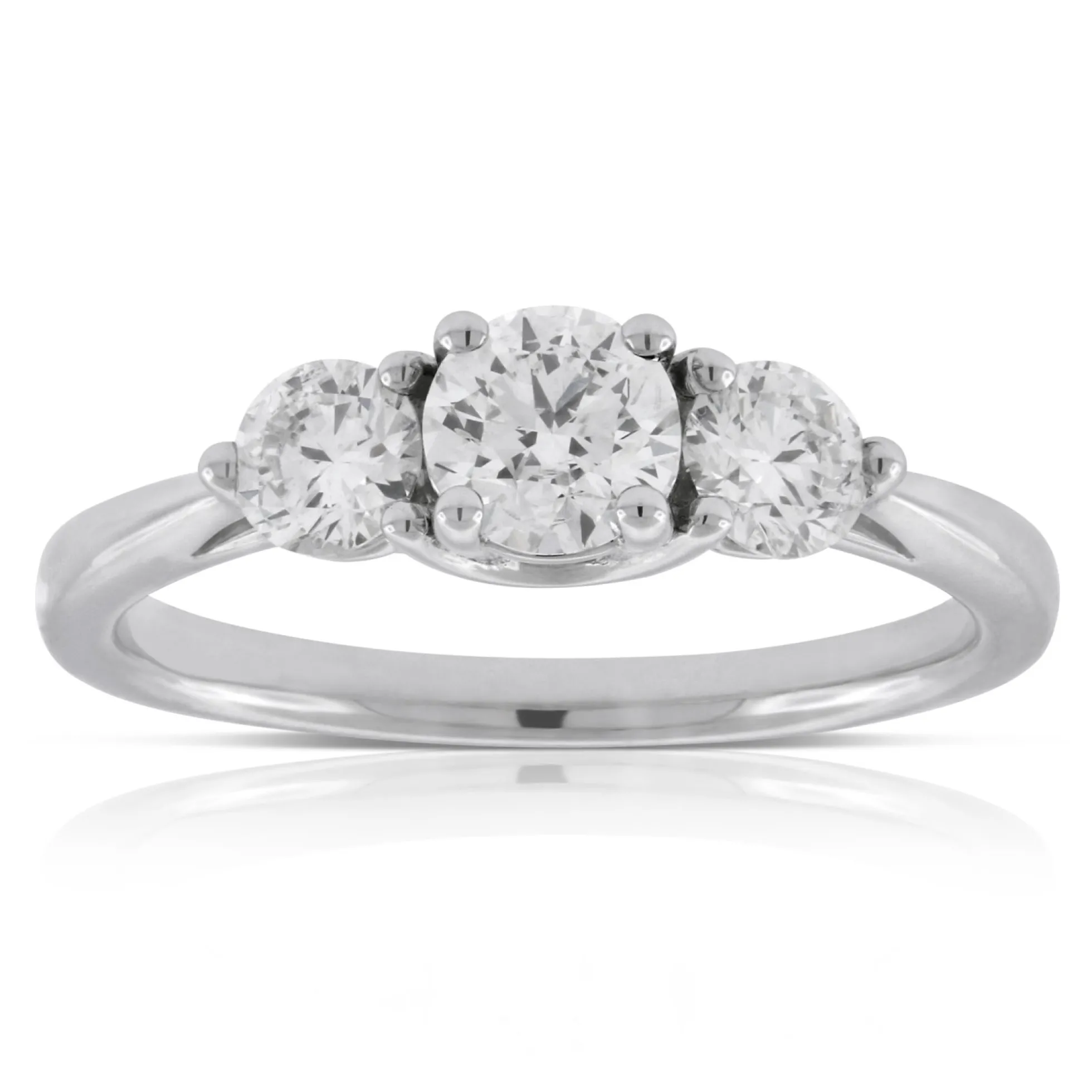 Ikuma Canadian 3-Stone Diamond Engagement Ring 14K