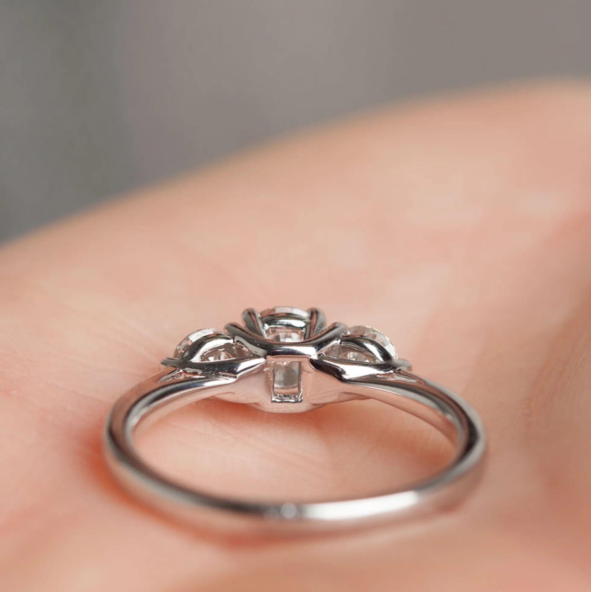 Ikuma Canadian 3-Stone Diamond Engagement Ring 14K
