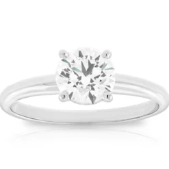 Ikuma Diamond Solitaire Engagement Ring 14K, 1 ct.