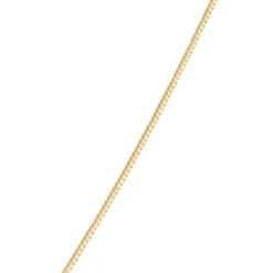 22-Inch Adjustable Box Chain Necklace, 14K Yellow Gold