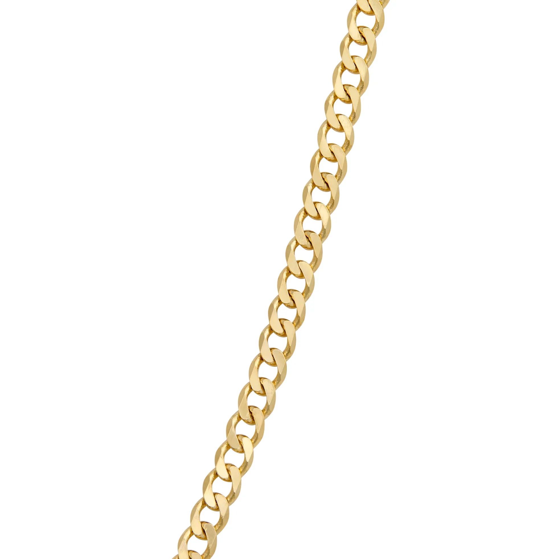18-Inch Curb Link Necklace, 14k Yellow Gold