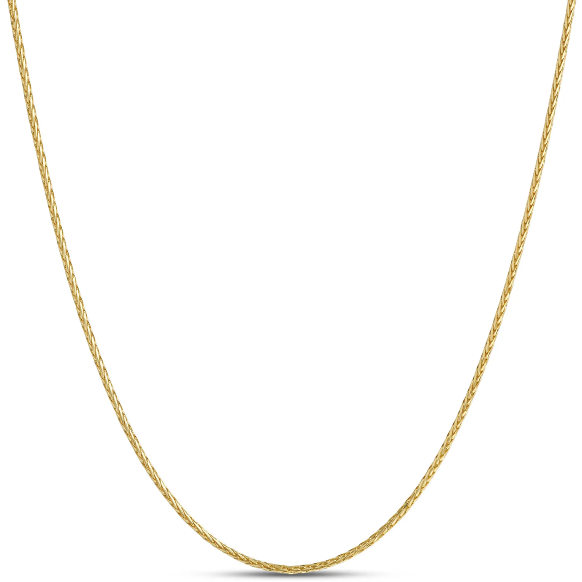 22-Inch Sliding Adjustable Gold Neck Chain, 14K Yellow Gold