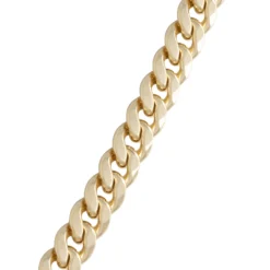 24-Inch Toscano Cuban Link Chain, 14K Yellow Gold