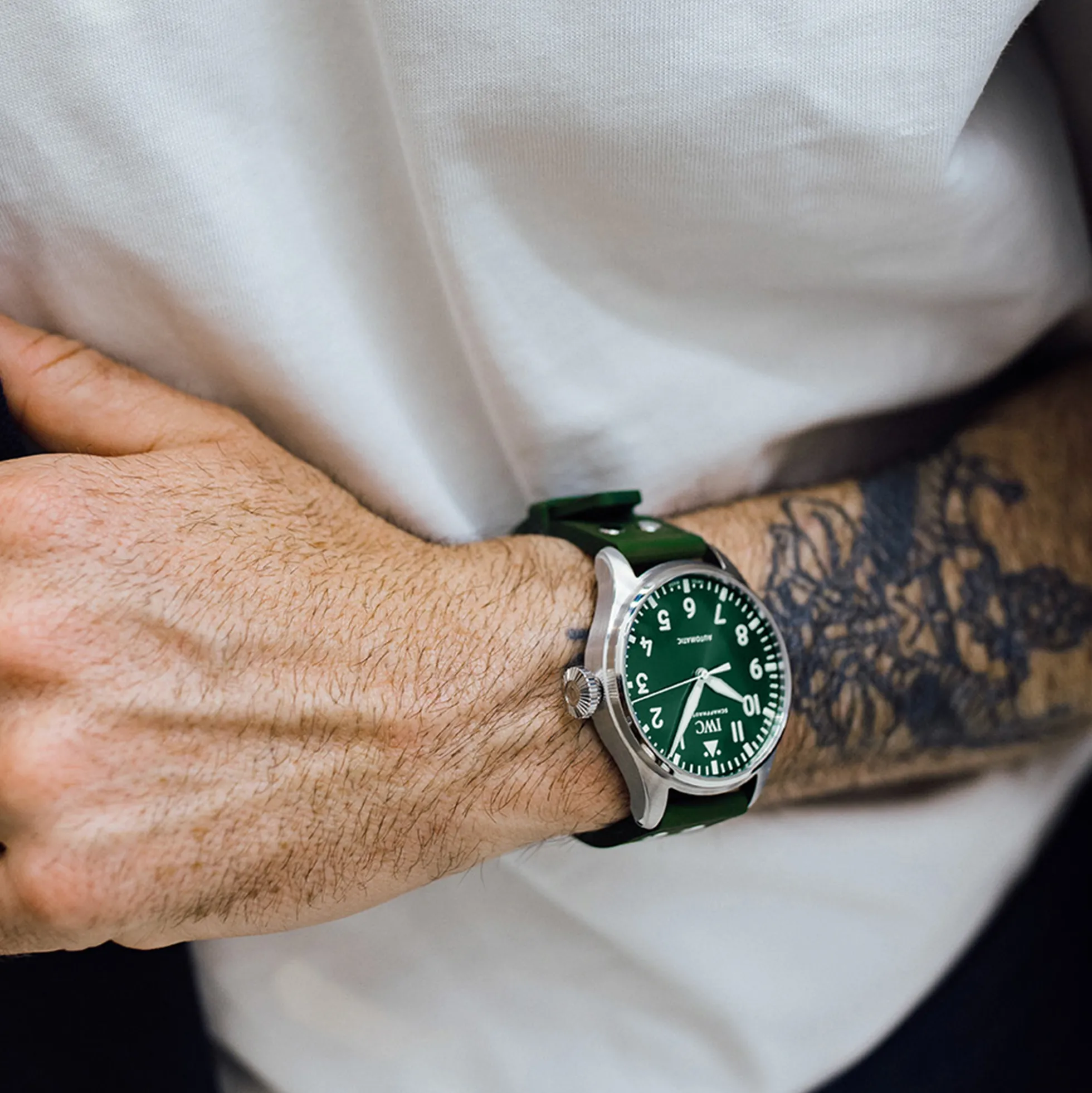 IWC Big Pilot's Watch 43 Green Dial Watch, 43mm
