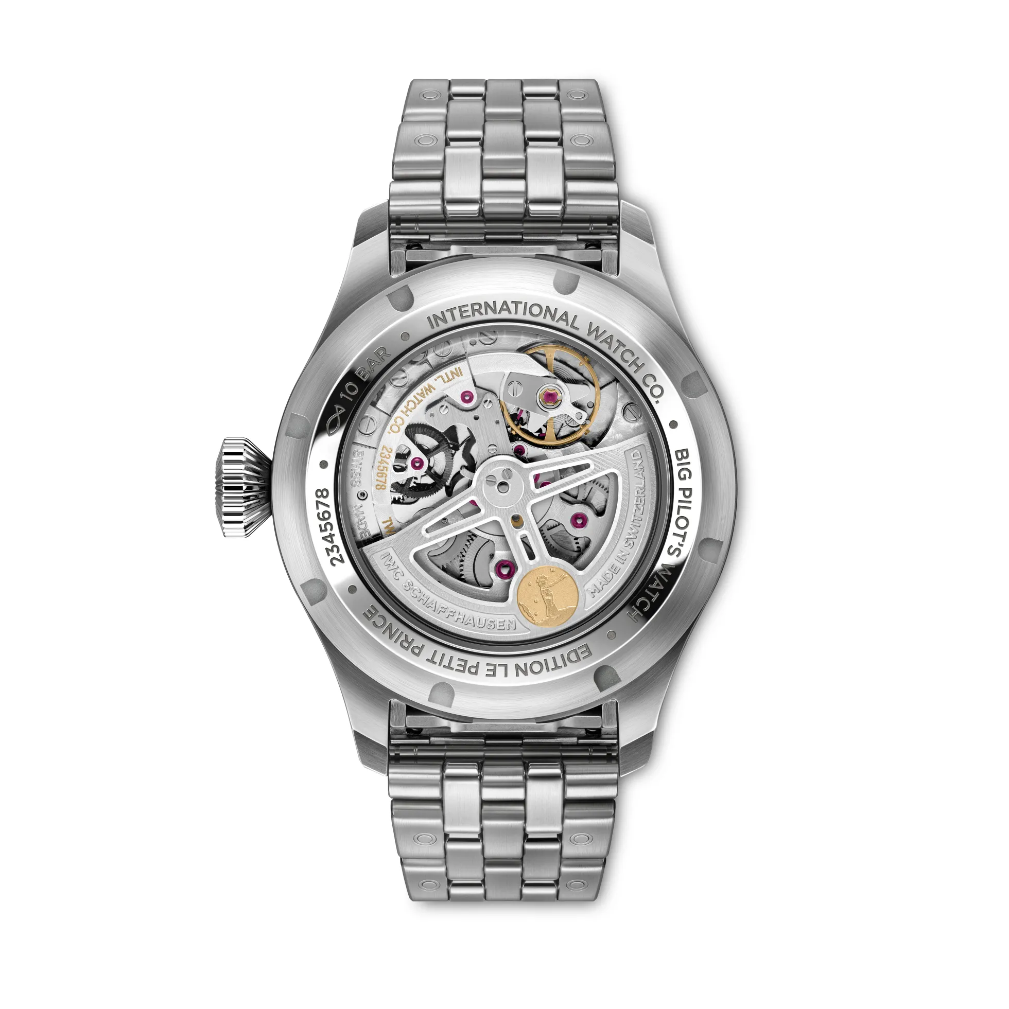 IWC Big Pilot's Watch Perpetual Calendar ProSet Le Petit Prince Blue Dial Watch, 42mm