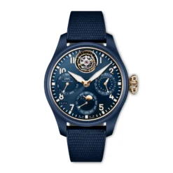 IWC Big Pilot’s Watch Perpetual Calendar Tourbillon Le Petit Prince Blue Dial Watch, 46.5mm