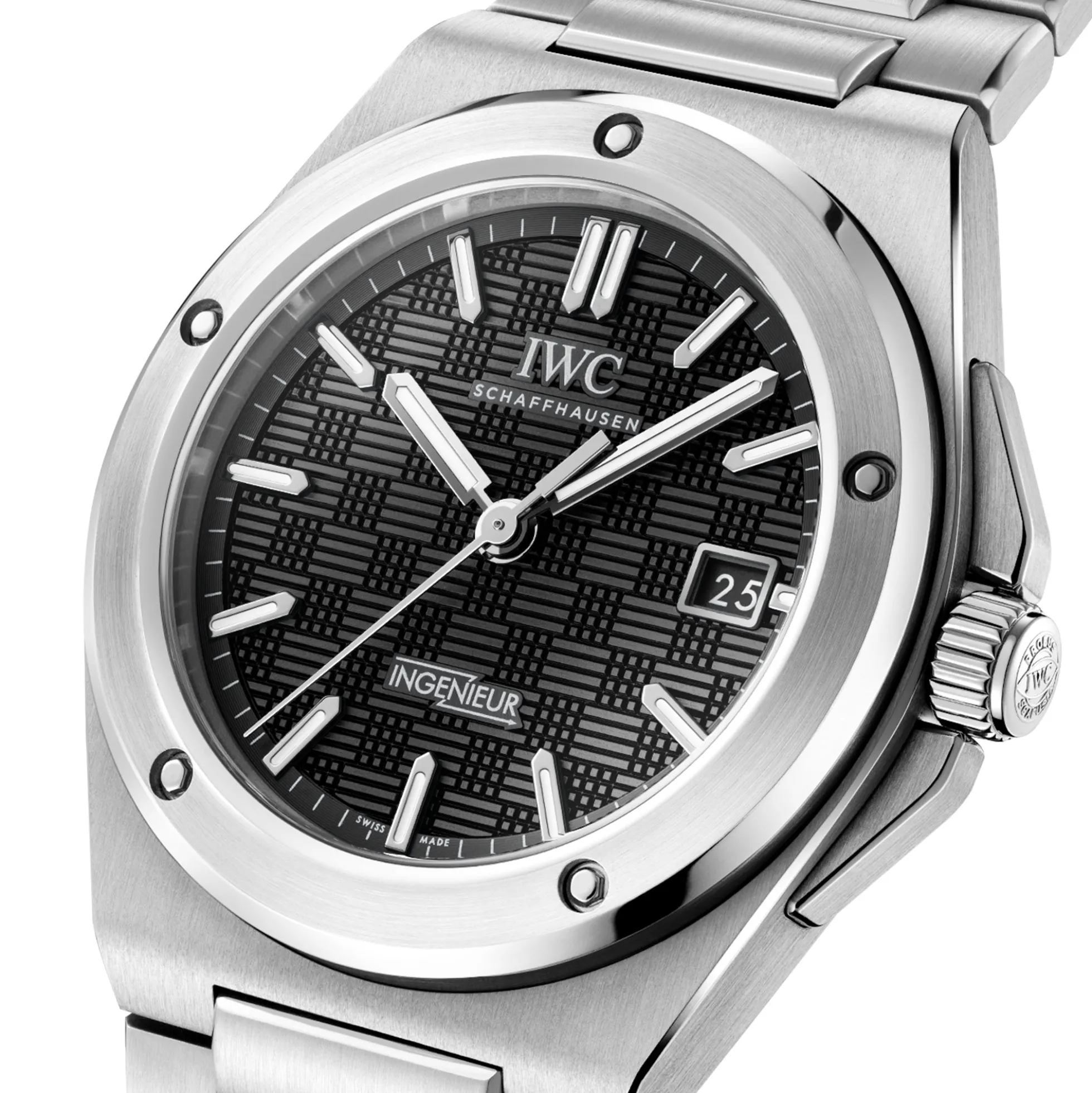 IWC Ingenieur Automatic Black Dial Watch, 40mm