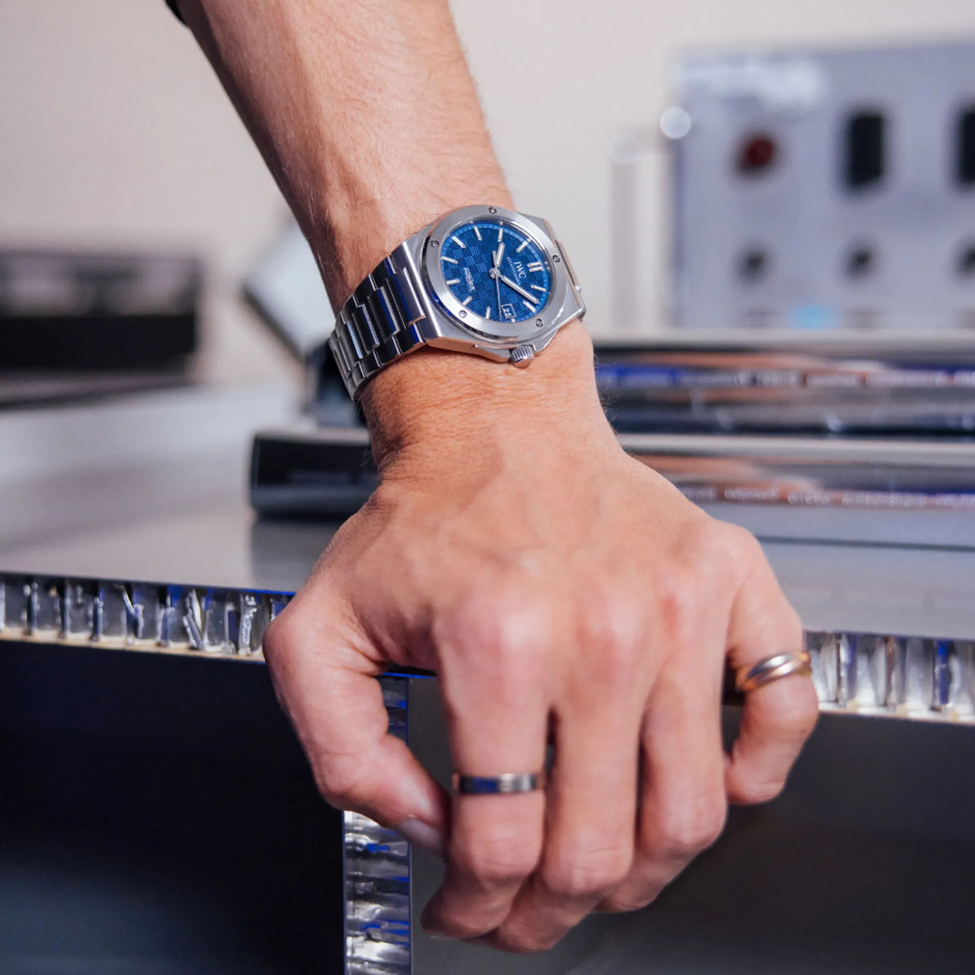 IWC Ingenieur Automatic 40 Blue Dial Watch, 40mm
