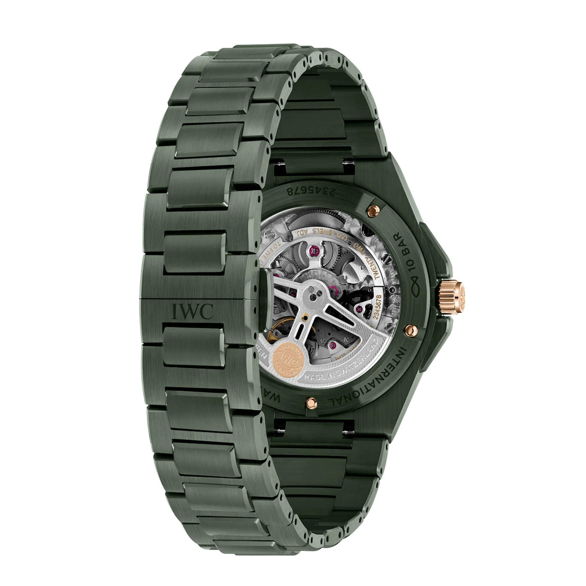 IWC Ingenieur Automatic Green Dial Watch, 42mm
