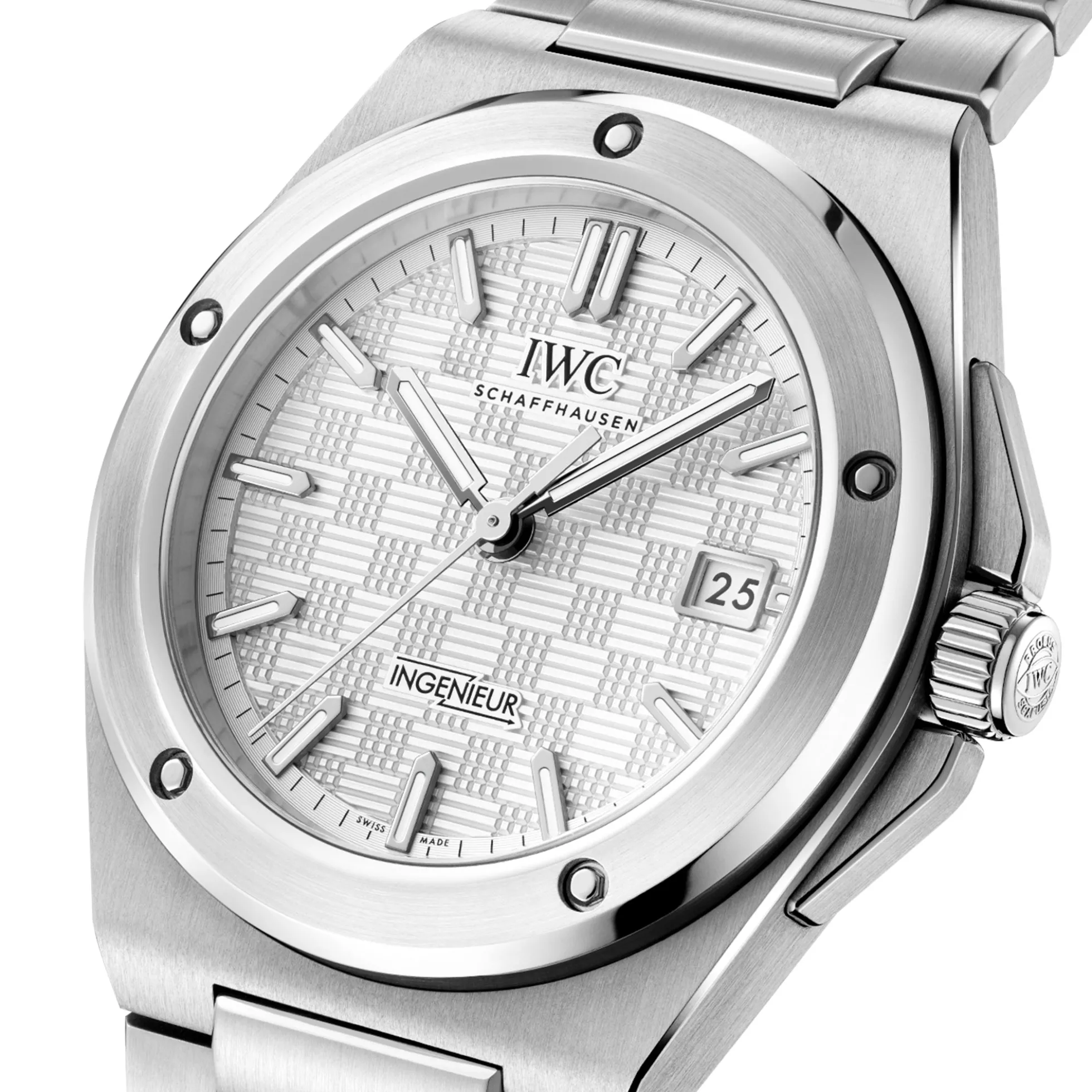 IWC Ingenieur Automatic 40 Silver Dial Watch, 40mm
