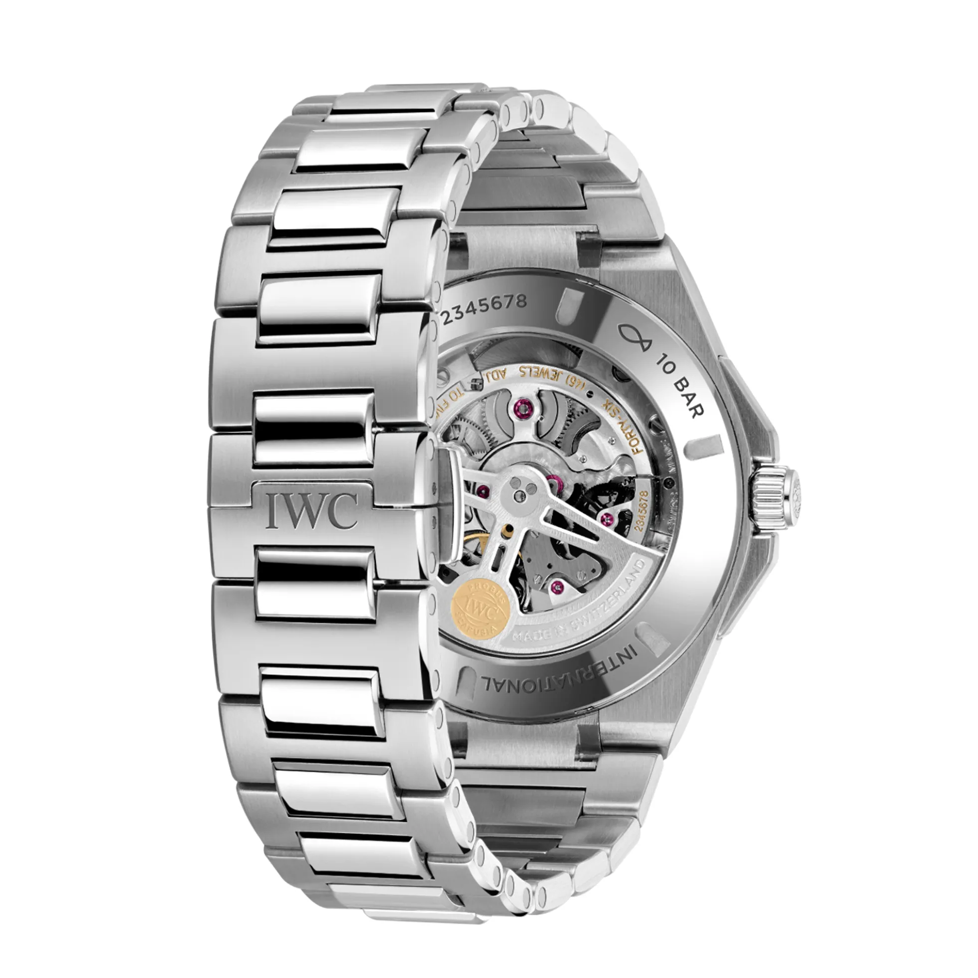 IWC Ingenieur Blue Dial Watch, 41.6mm