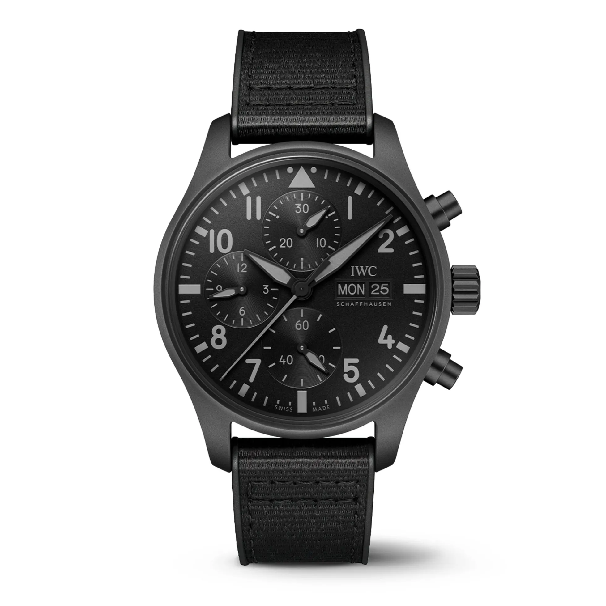 IWC Pilot’s Chronograph 41 Top Gun Ceratanium® Black Dial Watch, 41mm