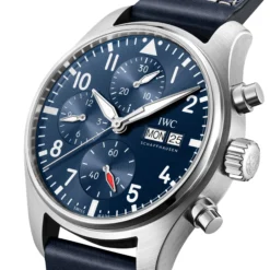 IWC Pilot’s Watch Chronograph 41 Blue Dial Watch, 41mm