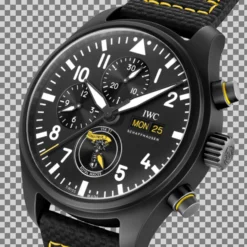 IWC Pilot’s Watch Chronograph Edition Royal Maces Black Dial Watch, 44.5mm