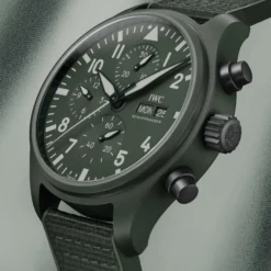 IWC Pilot’s Watch Chronograph TOP GUN Edition “Woodland” Green Dial Watch, 44.5mm