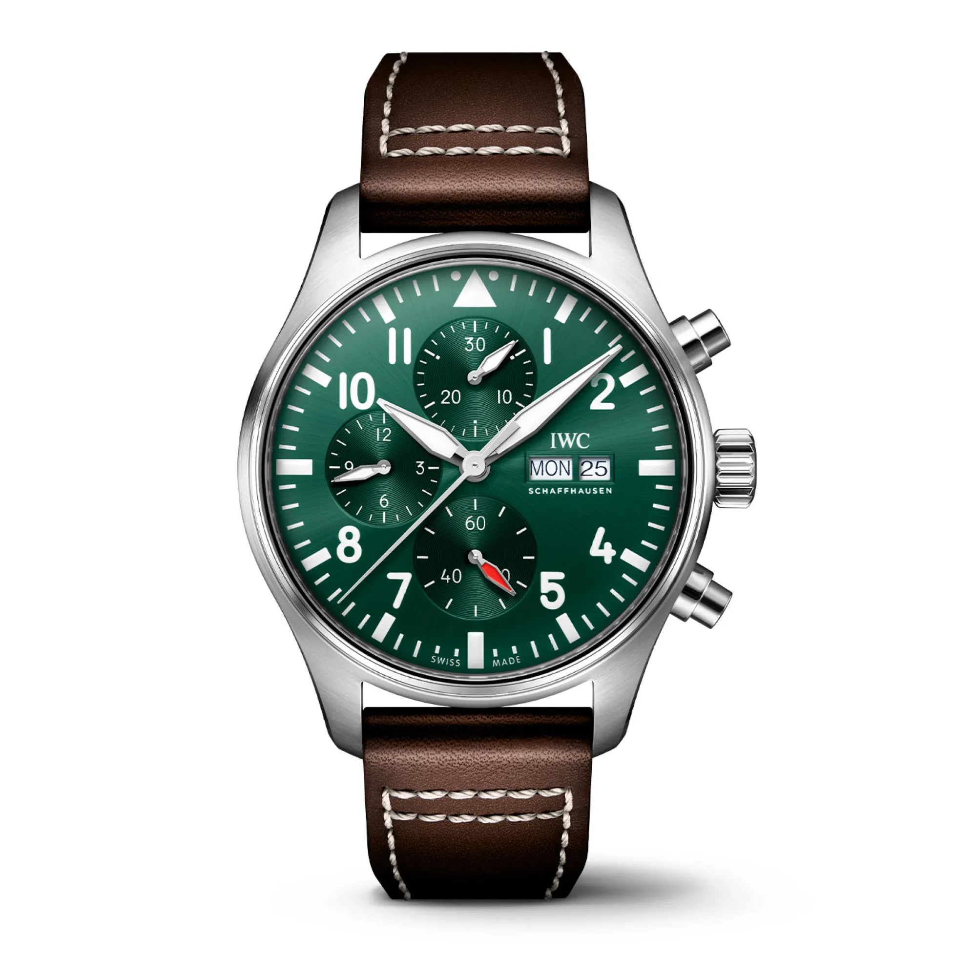 IWC Pilot's Watch Chronograph Green Dial Watch, 43mm