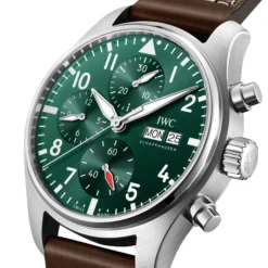 IWC Pilot’s Watch Chronograph 41 Green Dial Watch, 41mm