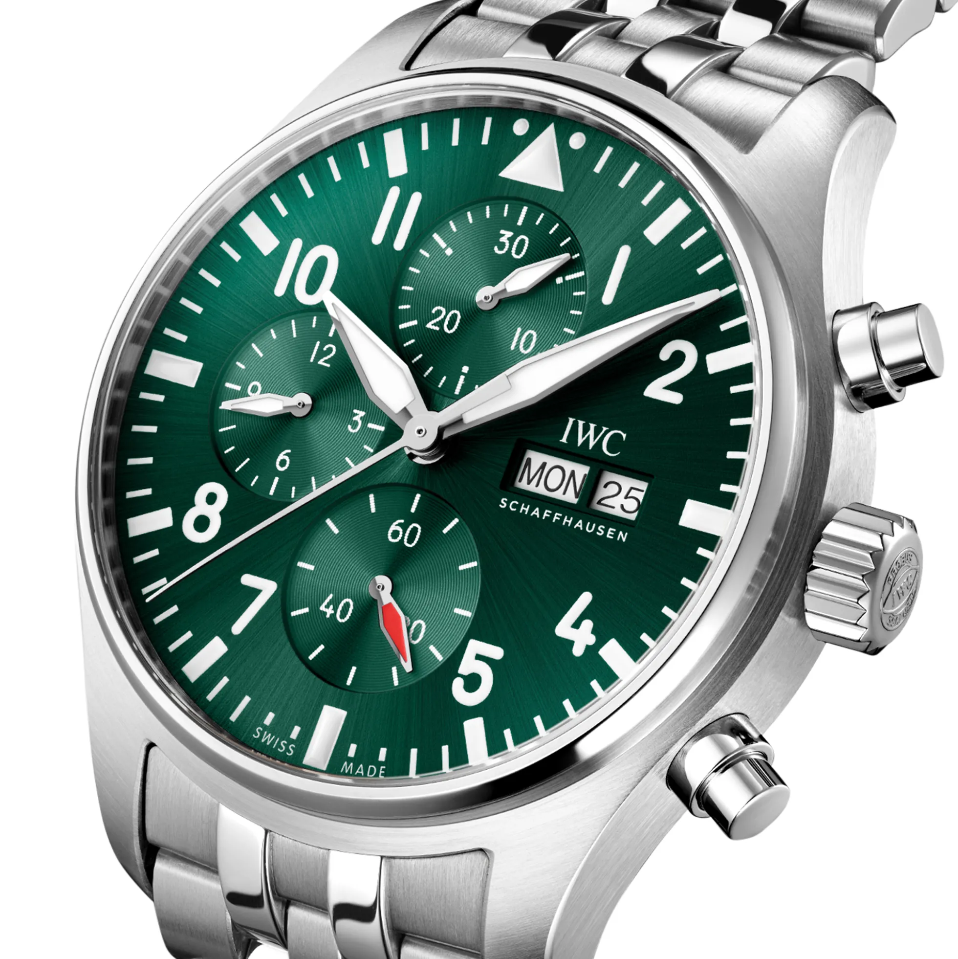 IWC Pilot's Watch Chronograph Green Dial Watch, 43mm