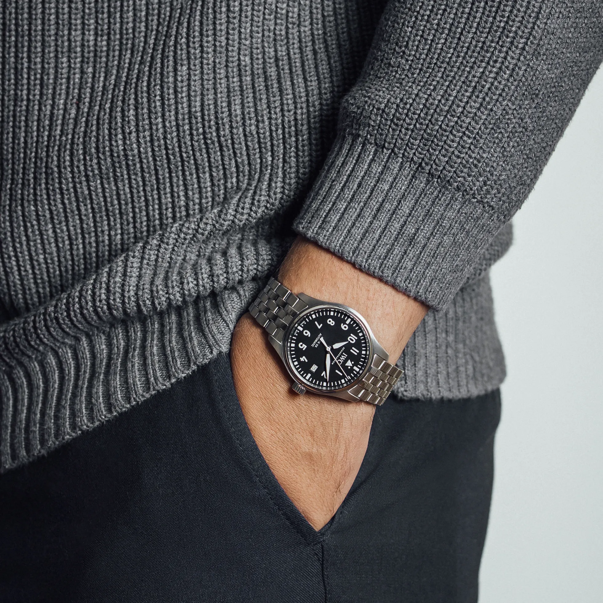 IWC Pilot’s Watch Mark XX Black Dial Watch, 40mm