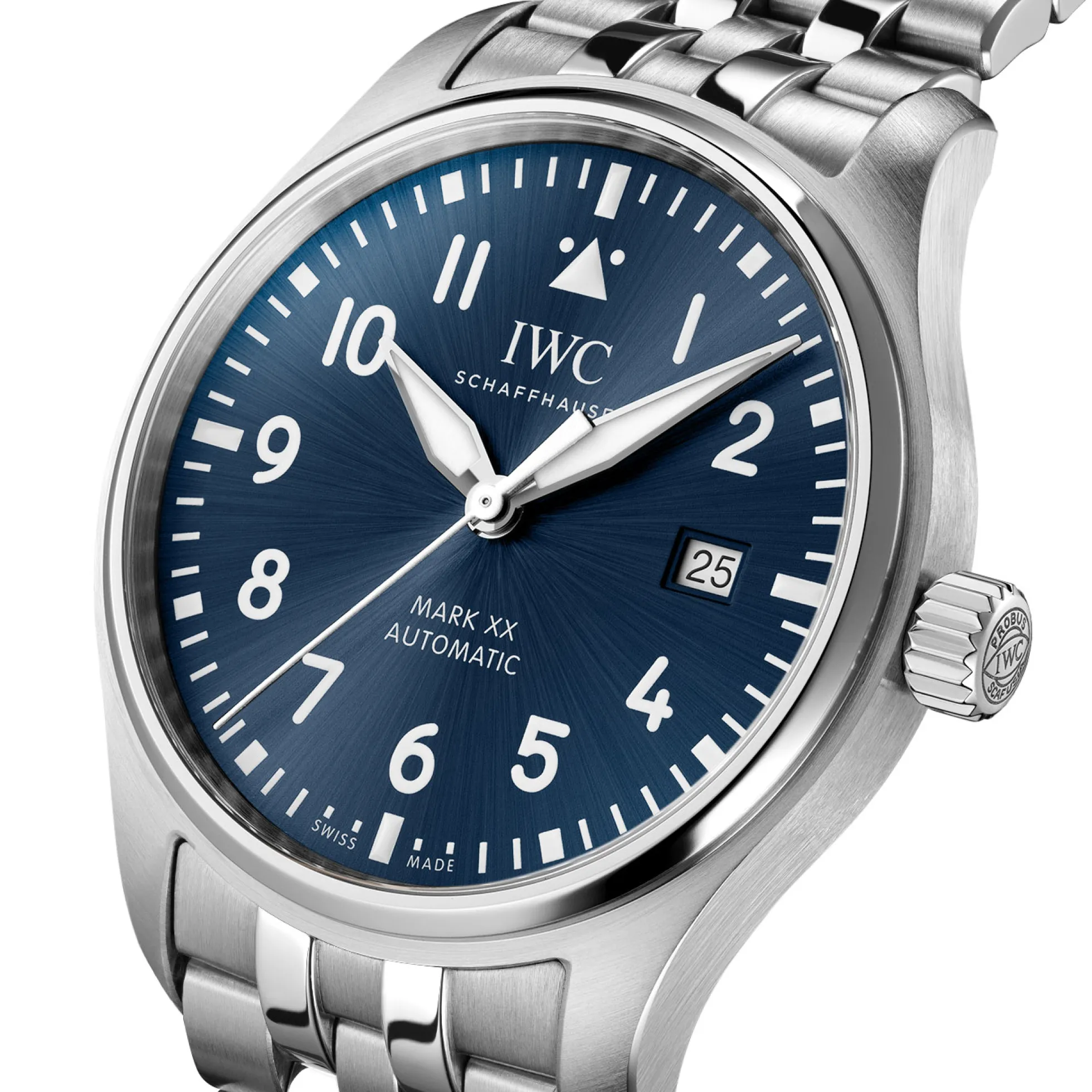 IWC Pilot's Watch Mark XX Blue Dial Watch, 40mm