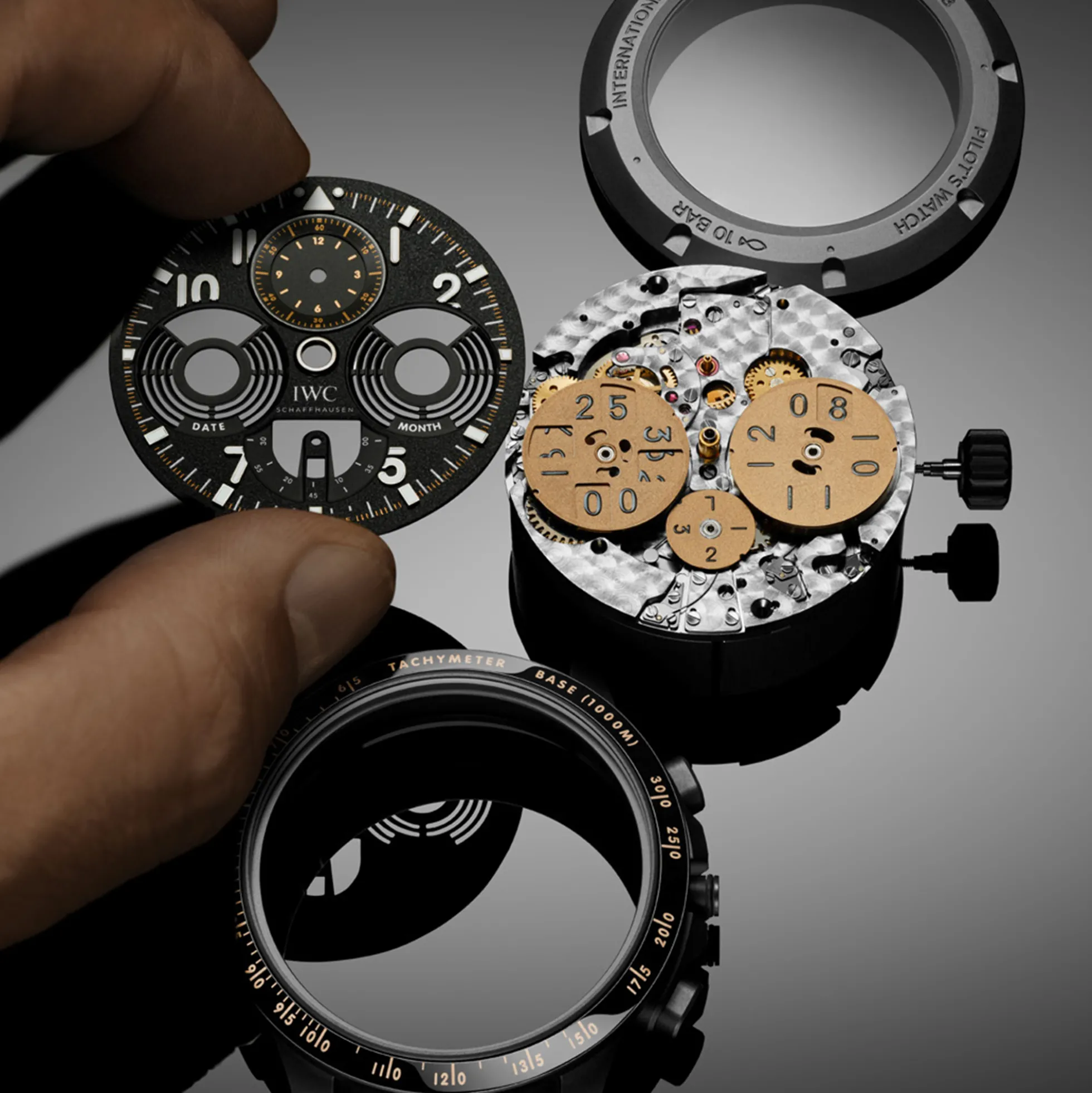 IWC Pilot’s Watch Performance Chronograph Perpetual Calendar Digital Date-Month Black Dial Watch, 43mm