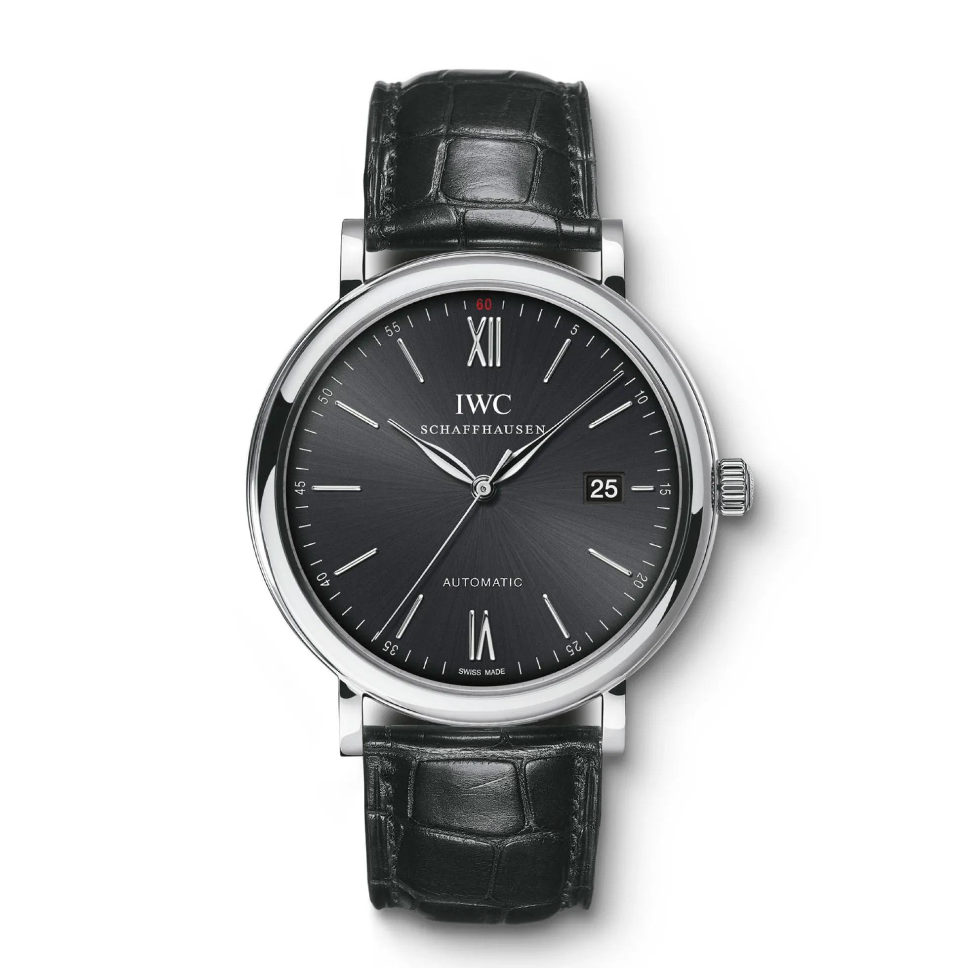 IWC Portofino Automatic Black Dial Watch, 40mm