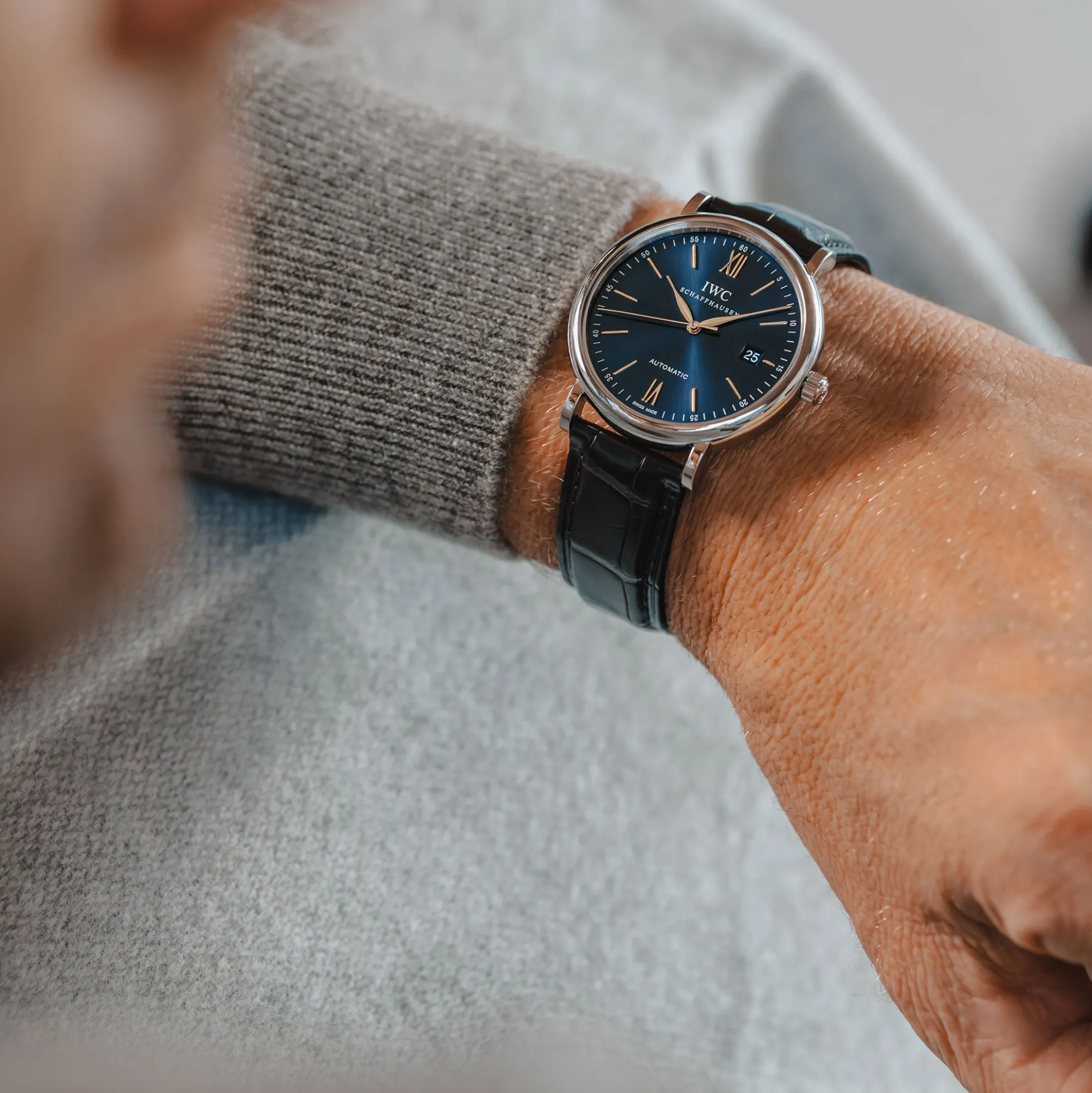 IWC Portofino Automatic Blue Dial Watch, 40mm