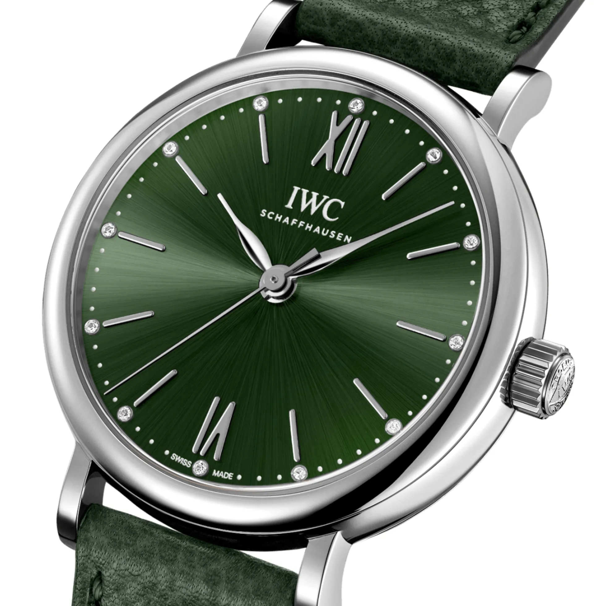IWC Portofino Automatic 34 Green Dial Watch, 34mm
