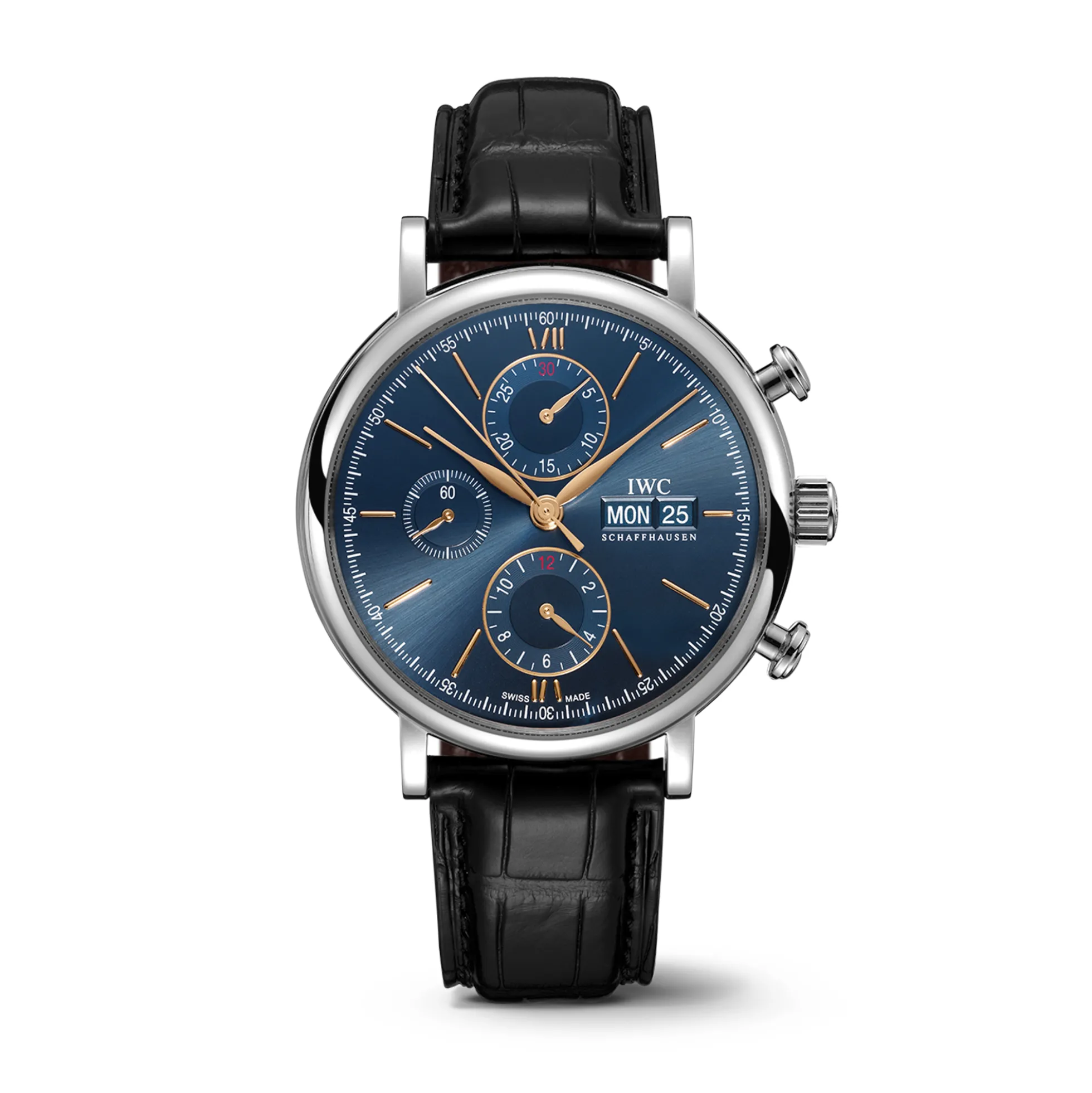 IWC Portofino Chronograph Blue Dial Watch, 42mm