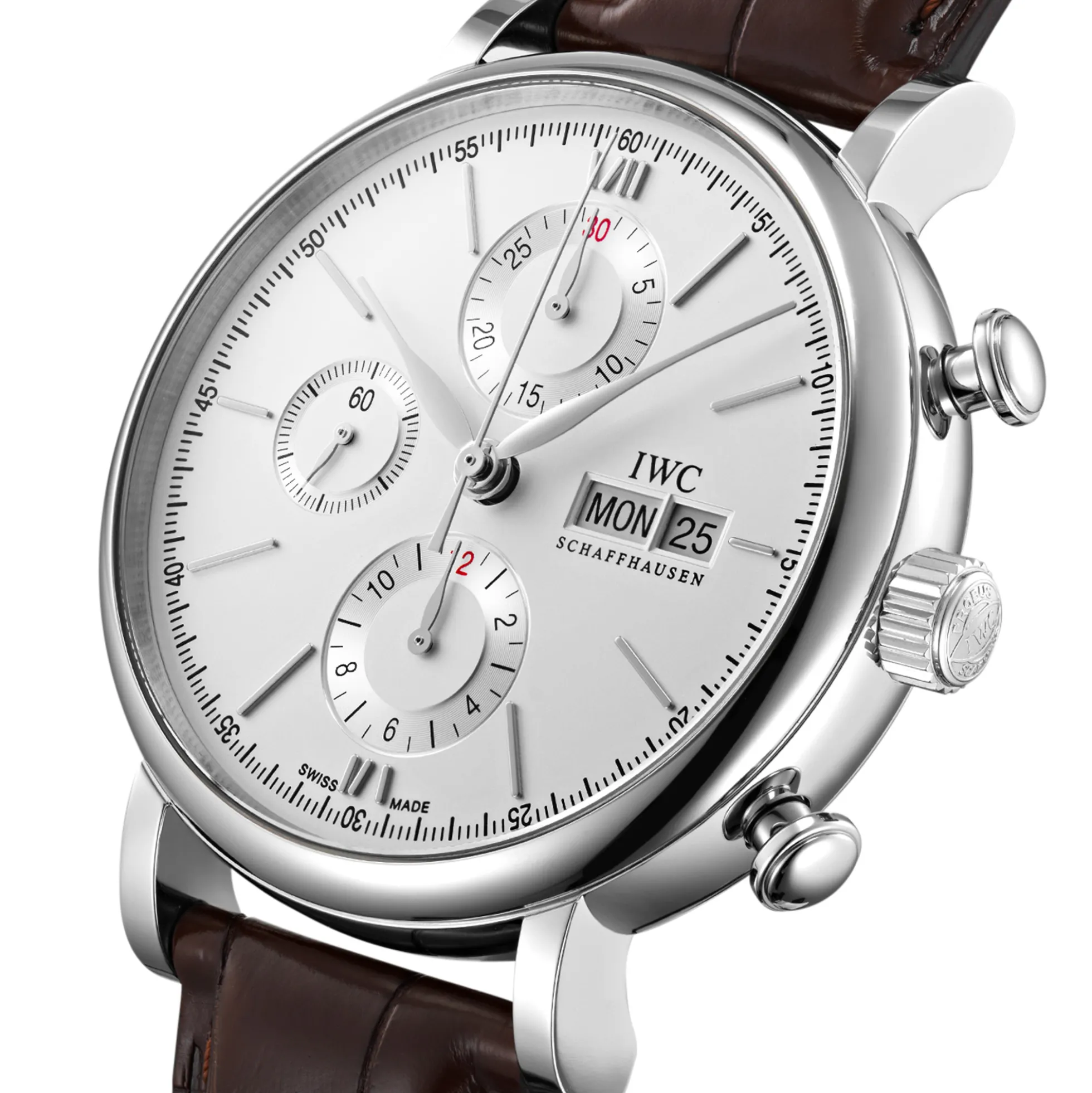 IWC Portofino Chronograph Silver Dial Watch, 42mm