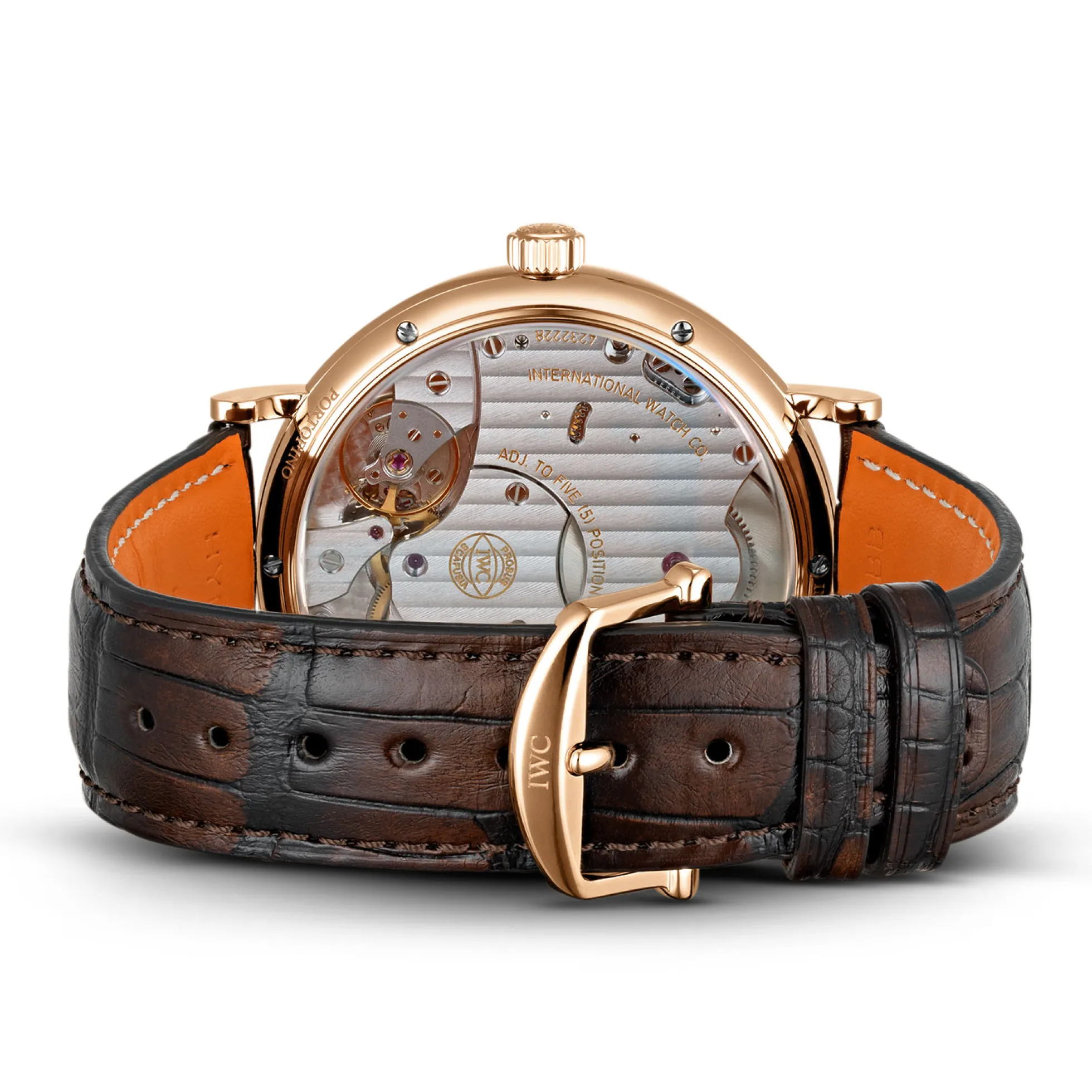 IWC Portofino Hand-Wound Eight Days White Dial Watch, 45mm