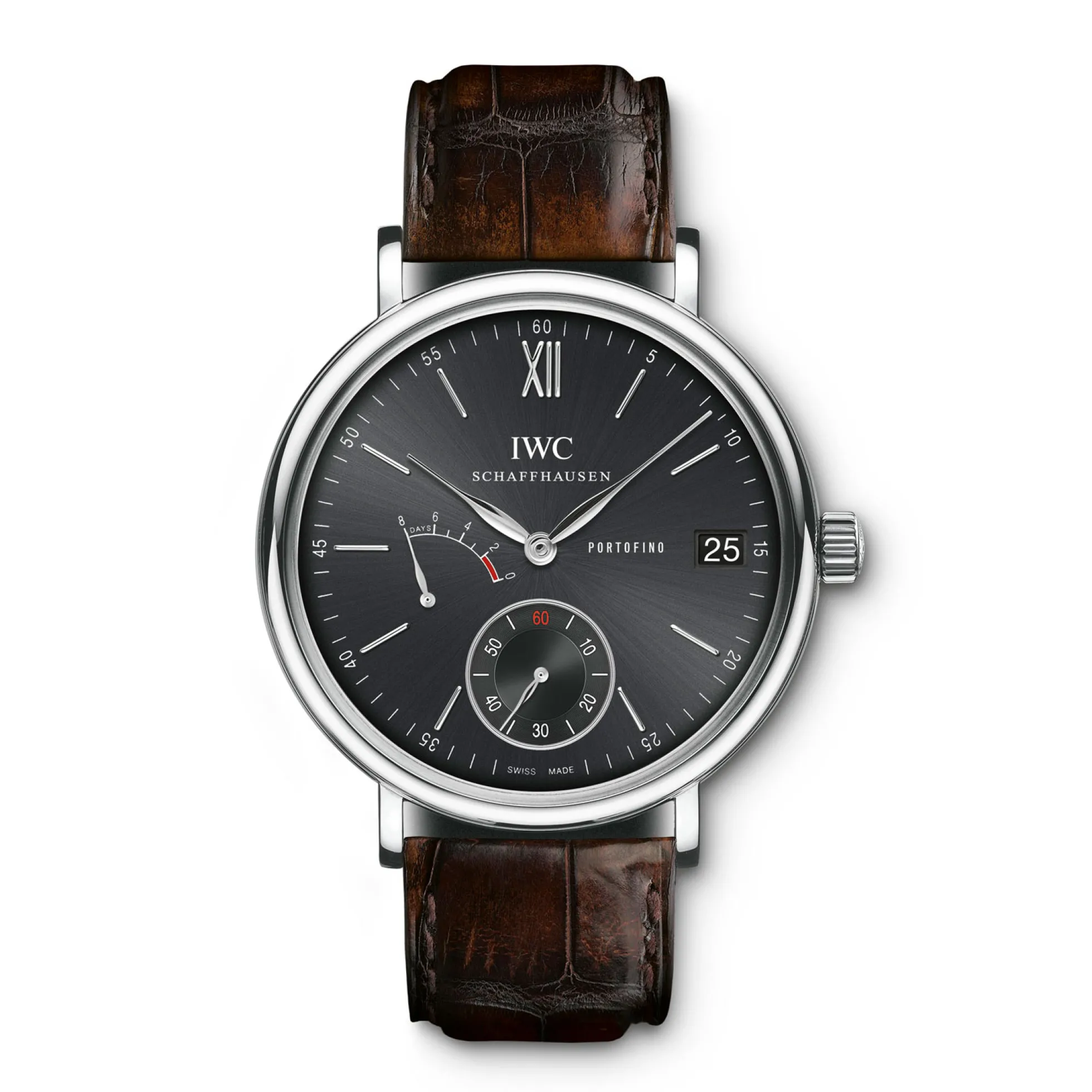 IWC Portofino Hand-Wound Eight Days Watch, 45mm
