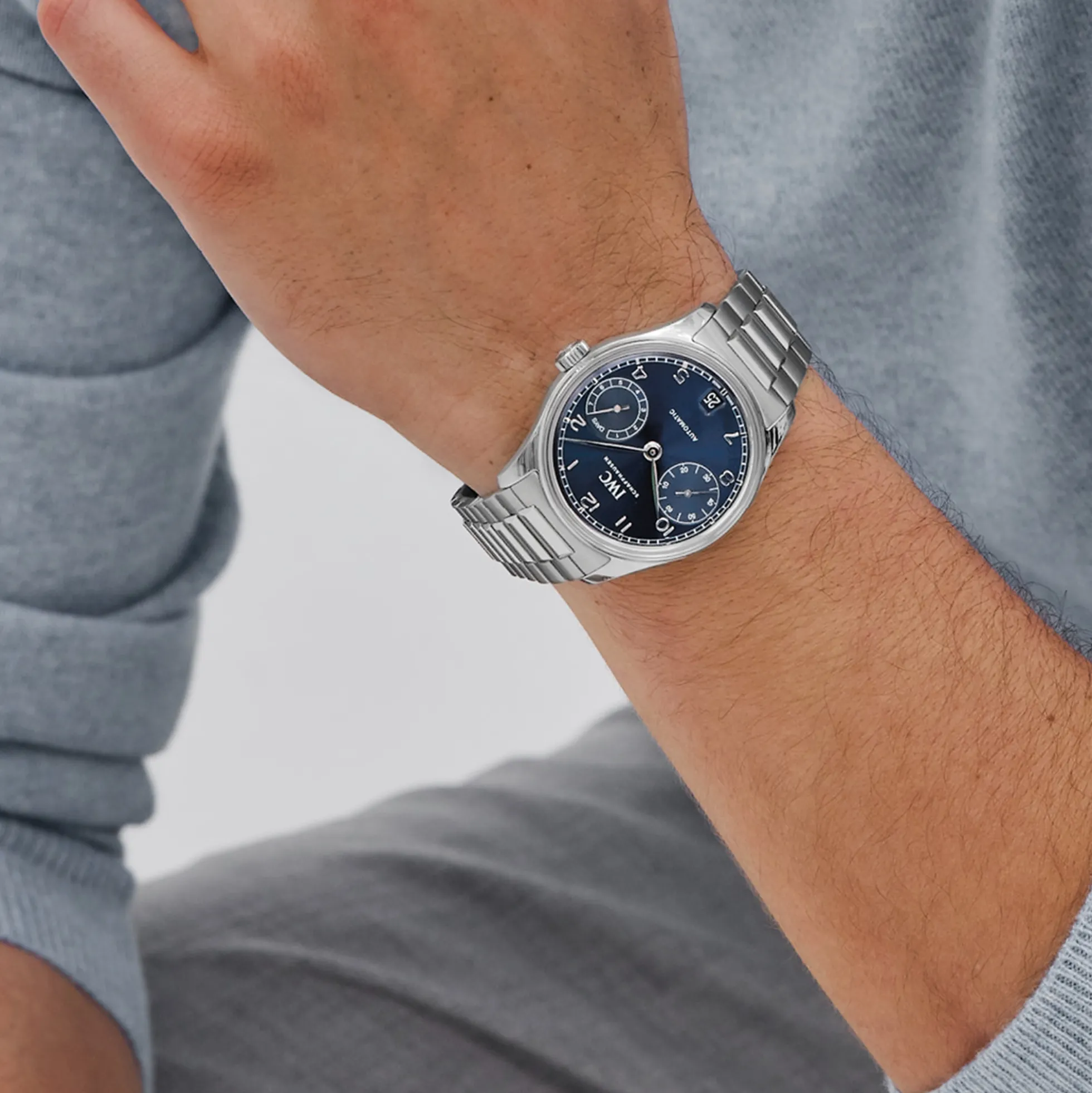 IWC Portugieser Automatic Blue Dial Watch, 42.4mm
