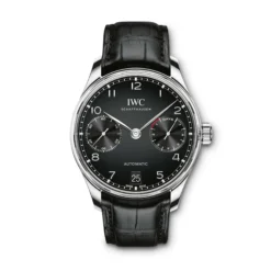 IWC Portugieser Automatic Black Dial Watch, 43.2mm