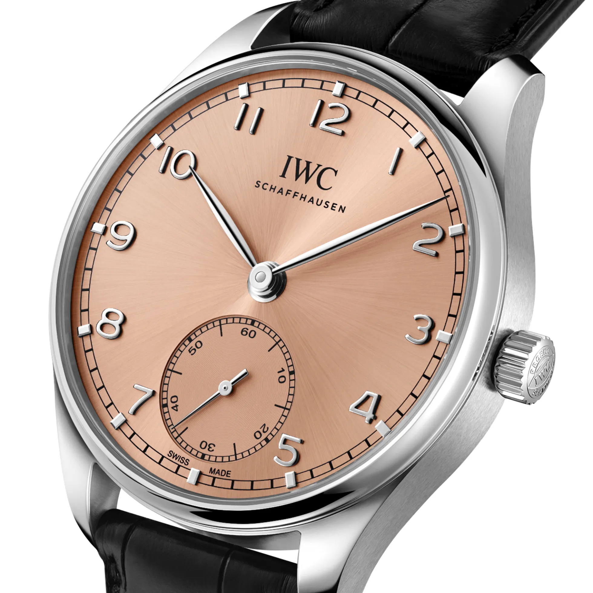 IWC Portugieser Automatic 40 Salmon Dial Watch, 40.4mm