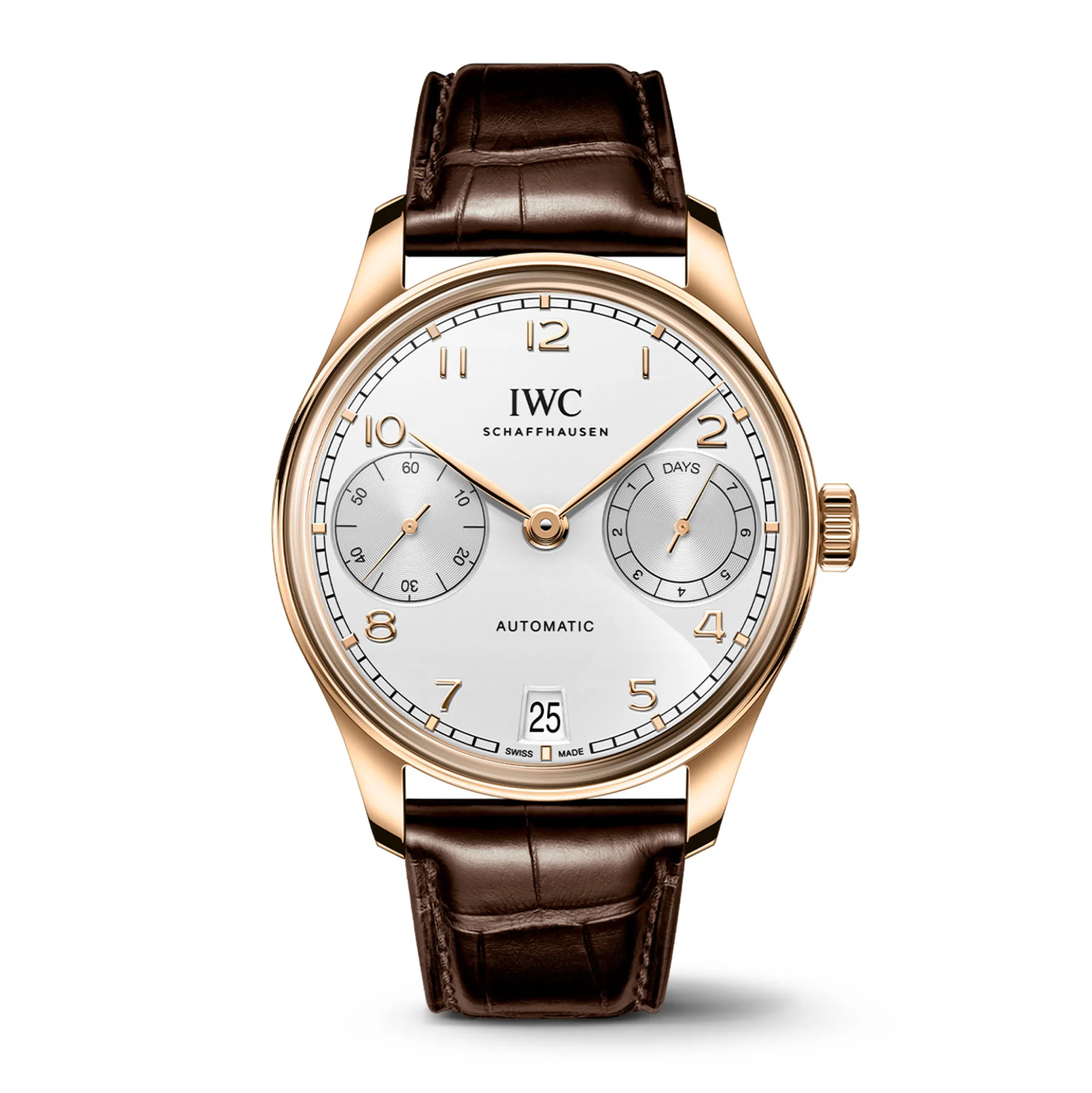 IWC Portugieser Automatic Silver Dial Watch, 42.4mm