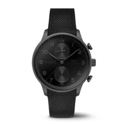 IWC Portugieser Chronograph Ceratanium® Black Dial Watch, 41mm