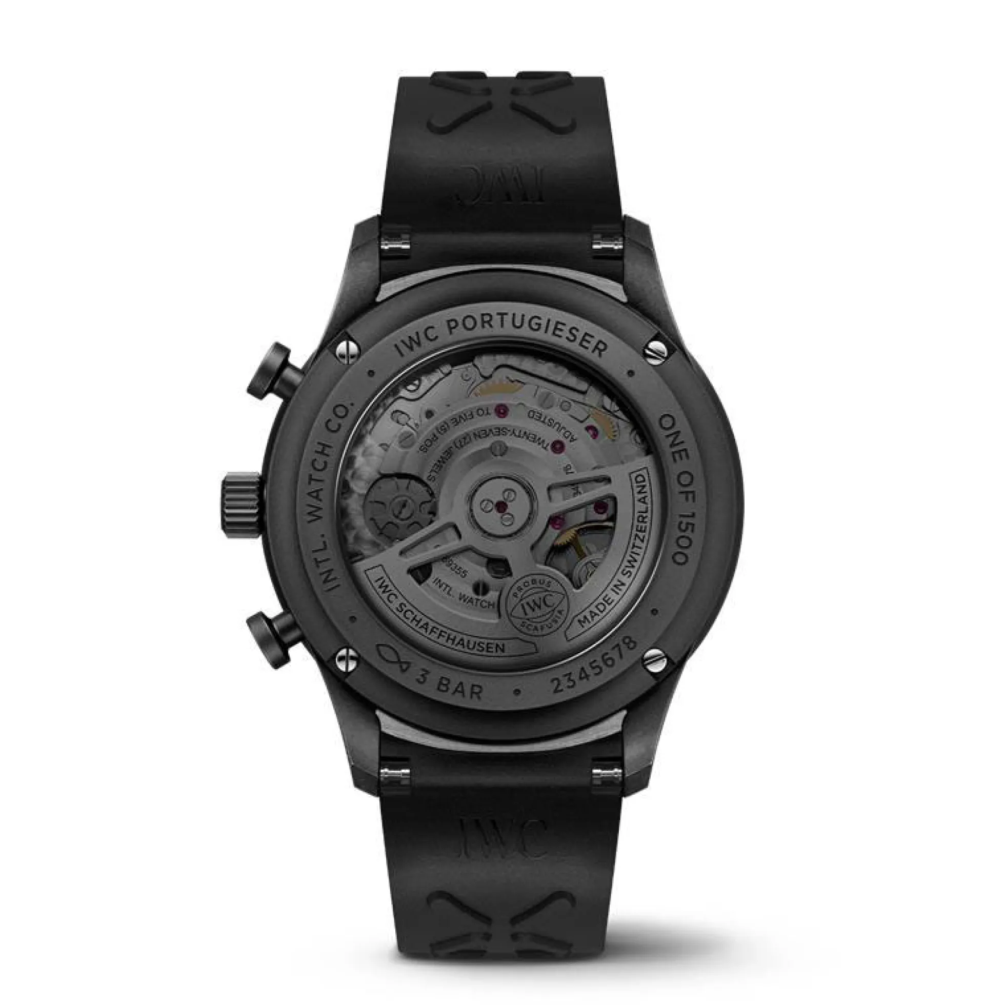 IWC Portugieser Chronograph Ceratanium® Black Dial Watch, 41mm
