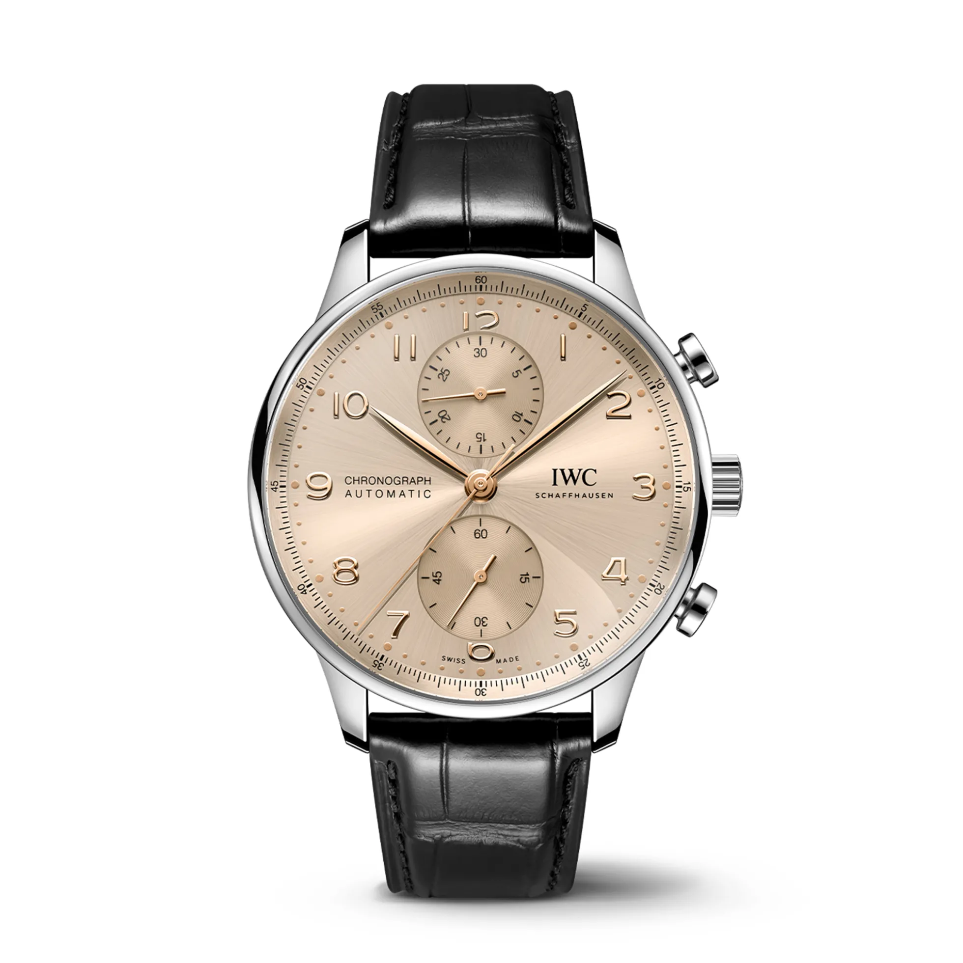 IWC Portugieser Chronograph Beige Dial Watch, 41mm
