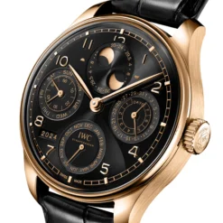 IWC Portugieser Perpetual Calendar 44 Black Dial Watch, 44.4mm