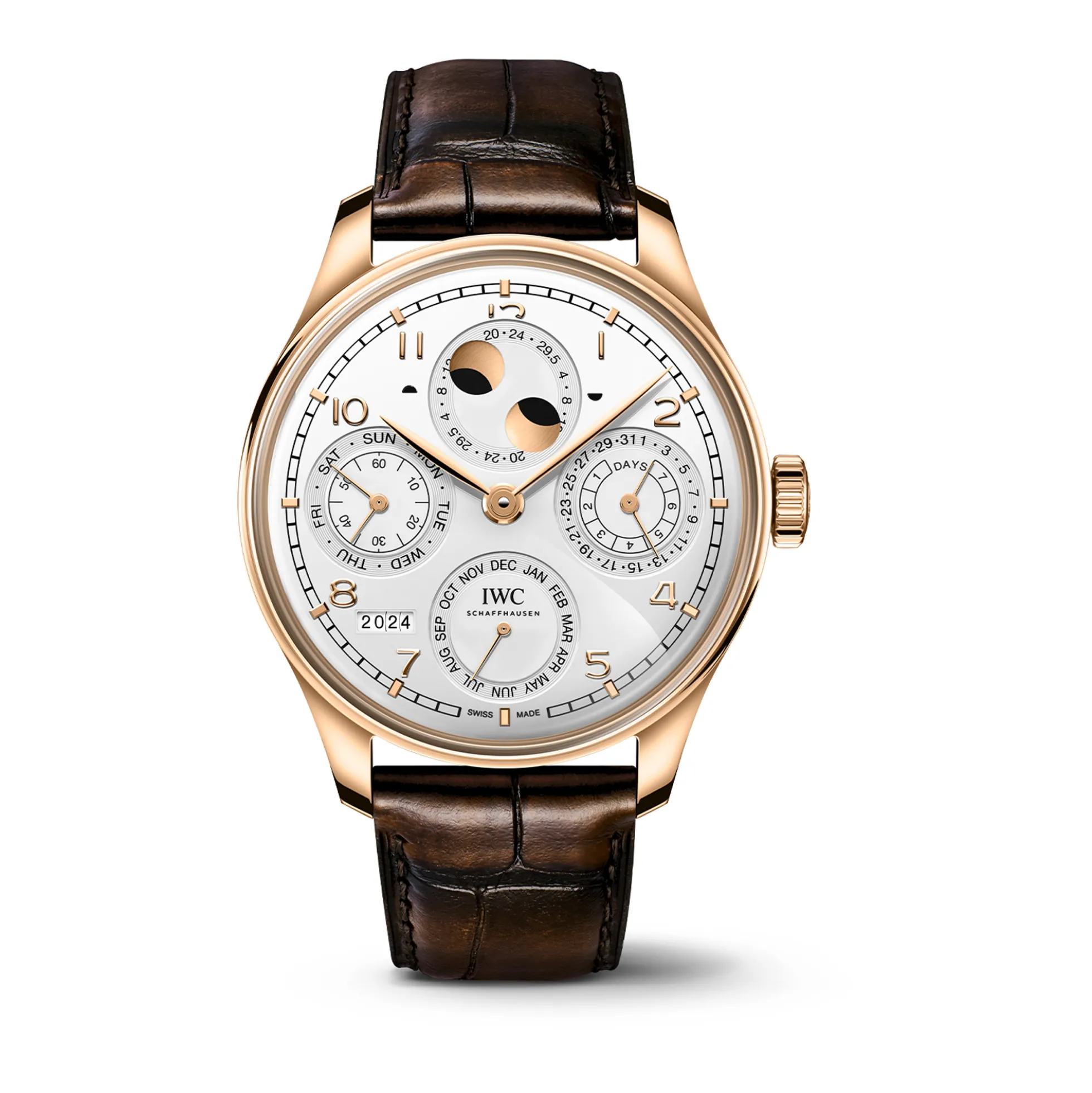 IWC Portugieser Perpetual Calendar 44 Silver Dial, 44.4mm