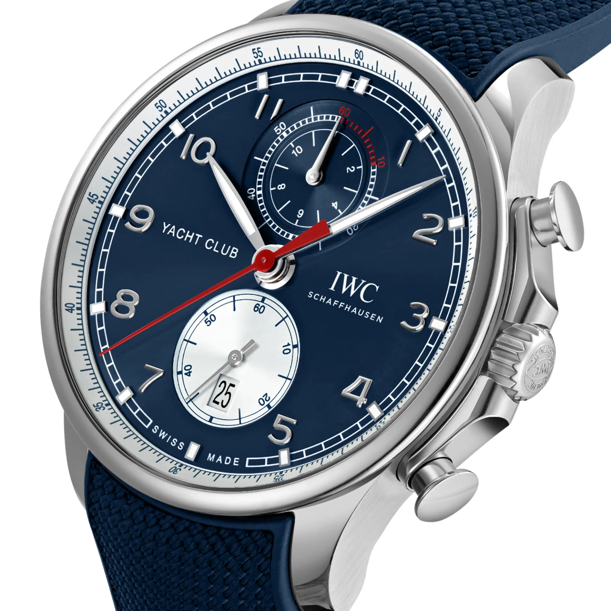 IWC Portugieser Yacht Club Chronograph Edition “Orlebar Brown” Blue Dial Watch, 44.6mm