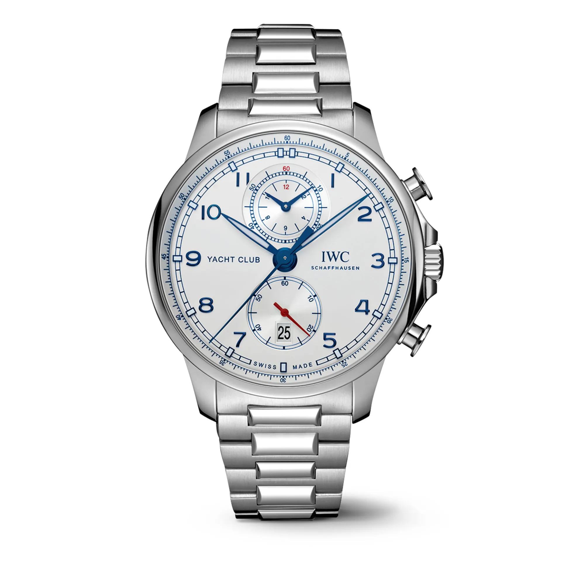 IWC Portugieser Yacht Club Chronograph Silver Dial Watch, 44.6mm