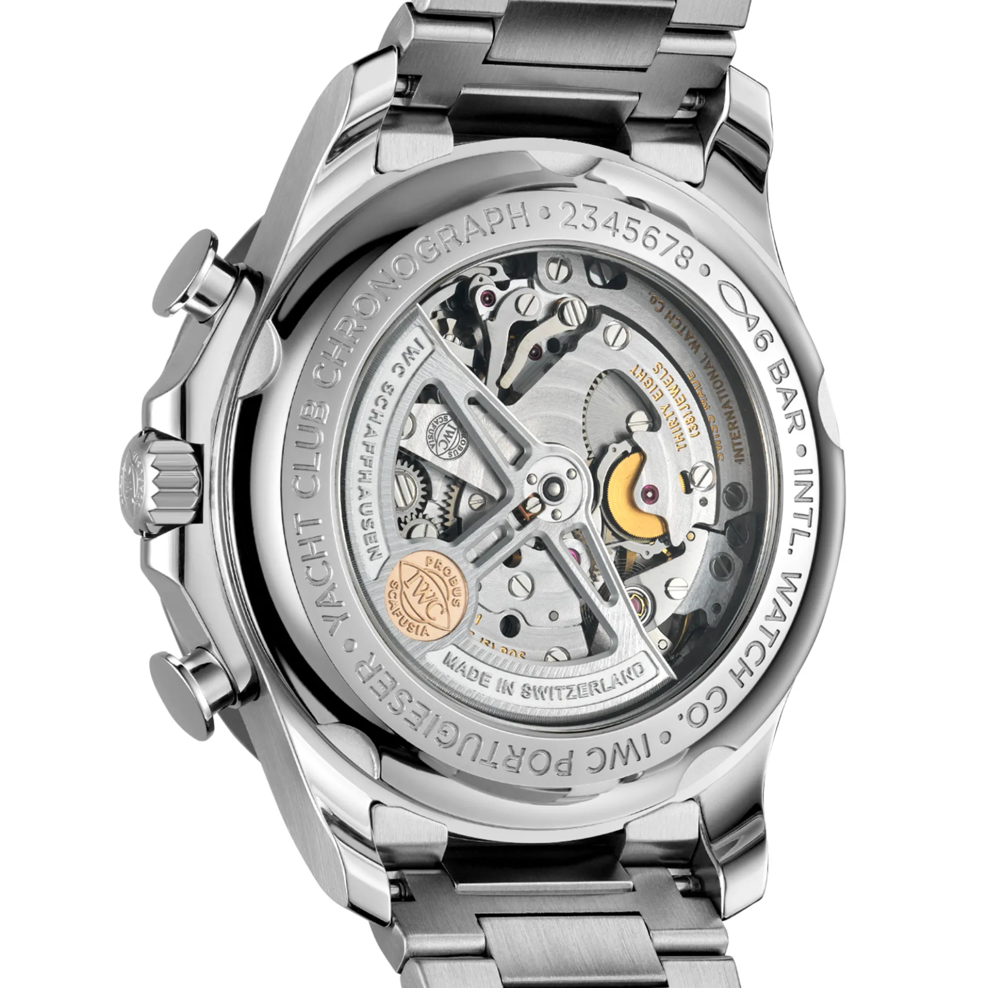 IWC Portugieser Yacht Club Chronograph Silver Dial Watch, 44.6mm
