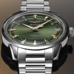 Longines Conquest Heritage Green Dial Watch, 40mm