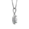 Marquise Cluster Diamond Pendant, 14K White Gold