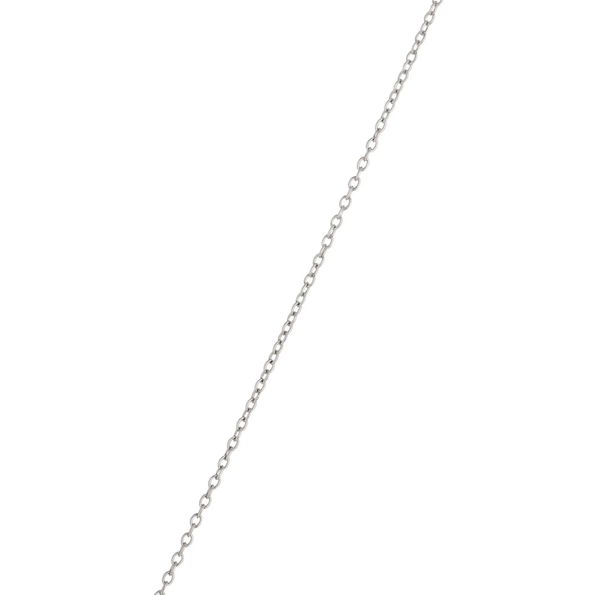 Marquise Diamond Cross Necklace, 2 Total Carat Weight, 14K White Gold