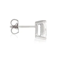 Marquise Diamond Studs, 1/4 Carat Total Weight, 14K White Gold